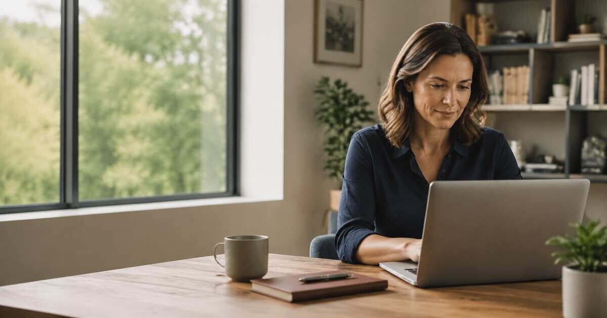 A professional comparing remote and office work routines